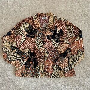 Tantrums tapestry jacket. Like new! Size large